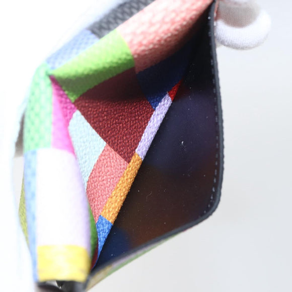 LOUIS VUITTON Damier Graffiti 3D Organizer De Poch Case N60432 LV Auth 157415SM