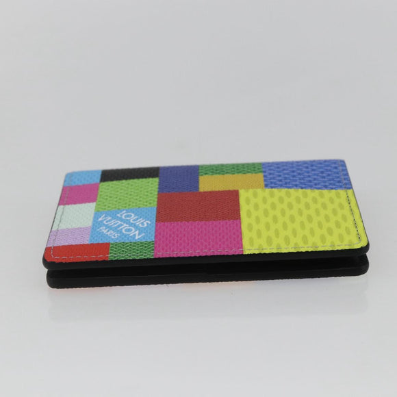 LOUIS VUITTON Damier Graffiti 3D Organizer De Poch Case N60432 LV Auth 157415SM