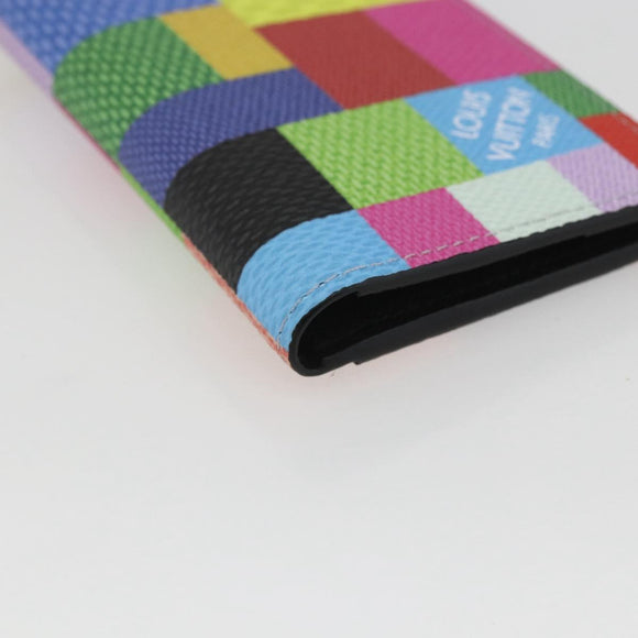 LOUIS VUITTON Damier Graffiti 3D Organizer De Poch Case N60432 LV Auth 157415SM