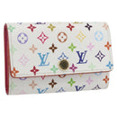 LOUIS VUITTON Multicolor Multicles 4 Key Case White M93731 LV Auth 157418SM-1