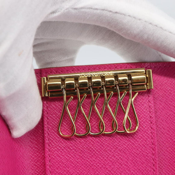 LOUIS VUITTON Multicolor Multicles 4 Key Case White M93731 LV Auth 157418SM