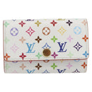 LOUIS VUITTON Multicolor Multicles 4 Key Case White M93731 LV Auth 157418SM-14