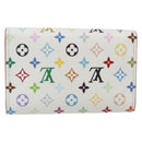 LOUIS VUITTON Multicolor Multicles 4 Key Case White M93731 LV Auth 157418SM-3