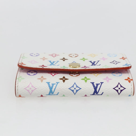 LOUIS VUITTON Multicolor Multicles 4 Key Case White M93731 LV Auth 157418SM