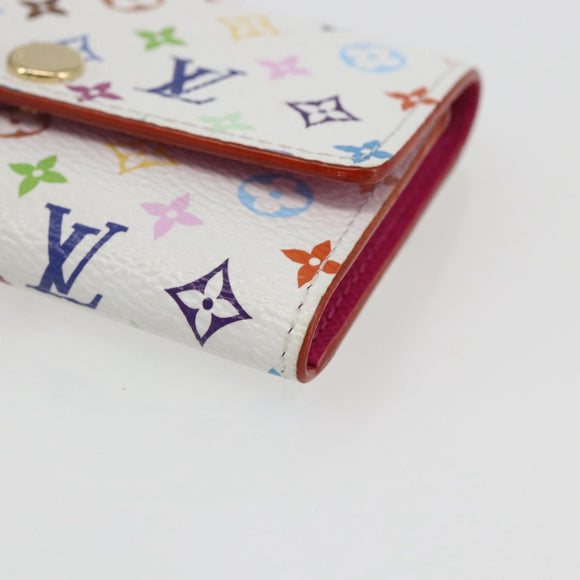 LOUIS VUITTON Multicolor Multicles 4 Key Case White M93731 LV Auth 157418SM