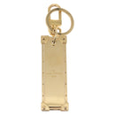 LOUIS VUITTON Porte Cles Marble Prism Charm metal Gold M68305 LV Auth 157419SAM-5