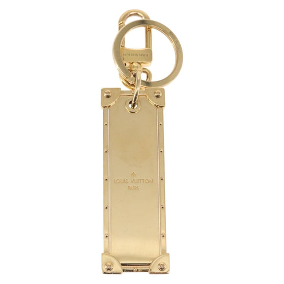 LOUIS VUITTON Porte Cles Marble Prism Charm metal Gold M68305 LV Auth 157419SAM