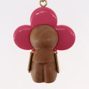 LOUIS VUITTON Porte Cre Vivienne Charm metal Pink M67298 LV Auth 157421A-7