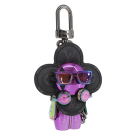 LOUIS VUITTON Eclipse Bijoux Sac Vivienne DJ Key Holder M69479 LV Auth 157422SM