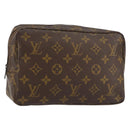 LOUIS VUITTON Monogram Trousse Toilette 23 Clutch Bag M47524 LV Auth 157423-1