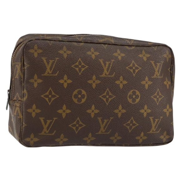 LOUIS VUITTON Monogram Trousse Toilette 23 Clutch Bag M47524 LV Auth 157423