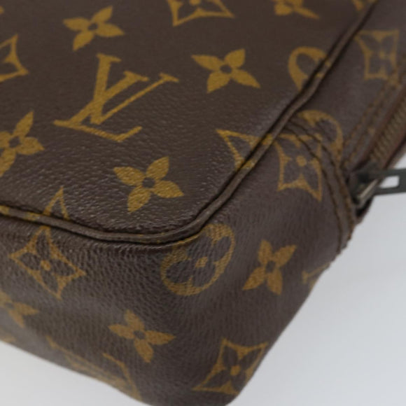 LOUIS VUITTON Monogram Trousse Toilette 23 Clutch Bag M47524 LV Auth 157423