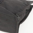 HERMES Her LineMM Hand Bag Canvas Gray Silver Auth 157426-10