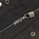 HERMES Her LineMM Hand Bag Canvas Gray Silver Auth 157426-14