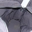 HERMES Her LineMM Hand Bag Canvas Gray Silver Auth 157426-16