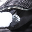 HERMES Her LineMM Hand Bag Canvas Gray Silver Auth 157426-19