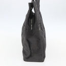 HERMES Her LineMM Hand Bag Canvas Gray Silver Auth 157426-4