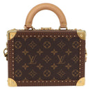 LOUIS VUITTON Monogram Petite Vallees Hand Bag 2way M20468 LV Auth 157427SM-13