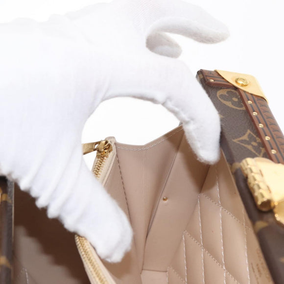 LOUIS VUITTON Monogram Petite Vallees Hand Bag 2way M20468 LV Auth 157427SM