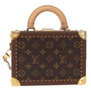 LOUIS VUITTON Monogram Petite Vallees Hand Bag 2way M20468 LV Auth 157427SM-2