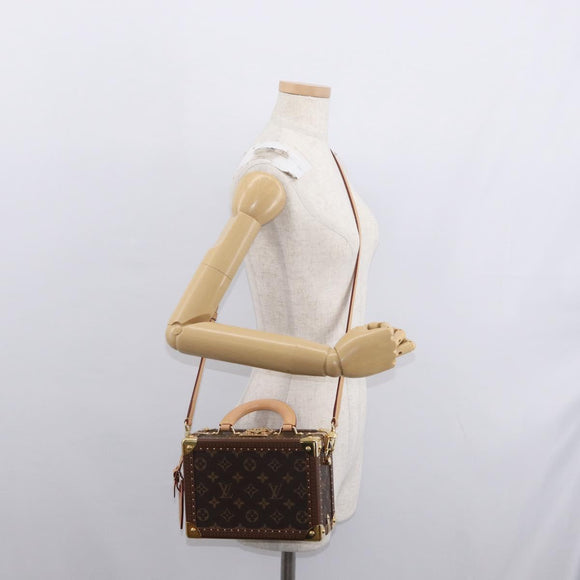 LOUIS VUITTON Monogram Petite Vallees Hand Bag 2way M20468 LV Auth 157427SM