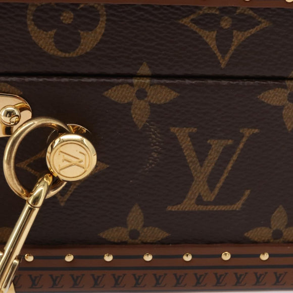 LOUIS VUITTON Monogram Petite Vallees Hand Bag 2way M20468 LV Auth 157427SM