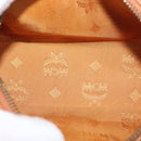 MCM Vicetos Logogram mini Hand Bag PVC Leather 2way Brown Gold Auth 157456-19