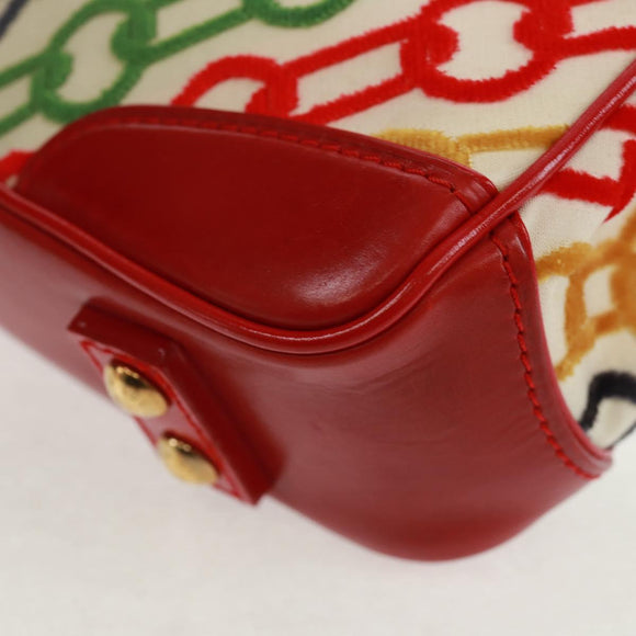 LOUIS VUITTON Monogram Velvet Chain Dolly Pochette Hand Bag M95208 Auth 157461SM