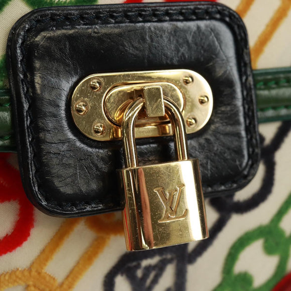 LOUIS VUITTON Monogram Velvet Chain Dolly Pochette Hand Bag M95208 Auth 157461SM