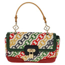 LOUIS VUITTON Monogram Velvet Chain Dolly Pochette Hand Bag M95208 Auth 157461SM-13