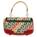 LOUIS VUITTON Monogram Velvet Chain Dolly Pochette Hand Bag M95208 Auth 157461SM-2