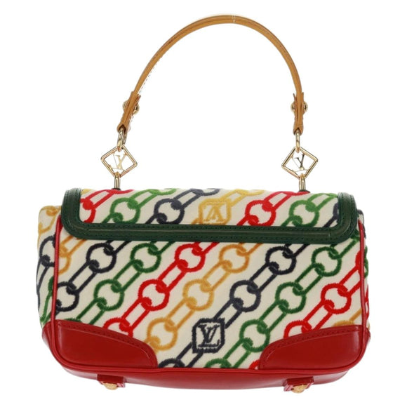 LOUIS VUITTON Monogram Velvet Chain Dolly Pochette Hand Bag M95208 Auth 157461SM