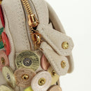LOUIS VUITTON Fleur Tinkerbell Hand Bag Leather White M95407 LV Auth 157462SM-22