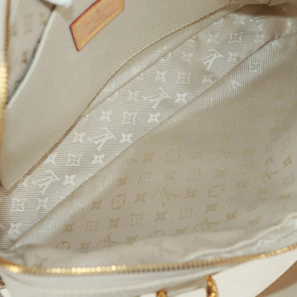 LOUIS VUITTON Fleur Tinkerbell Hand Bag Leather White M95407 LV Auth 157462SM