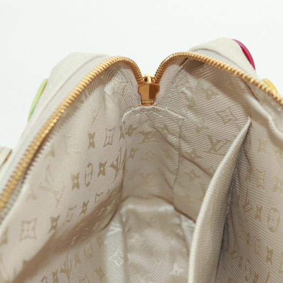 LOUIS VUITTON Fleur Tinkerbell Hand Bag Leather White M95407 LV Auth 157462SM
