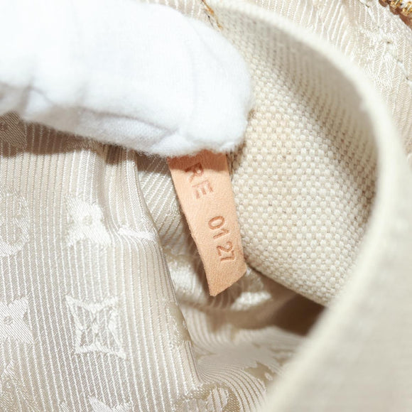 LOUIS VUITTON Fleur Tinkerbell Hand Bag Leather White M95407 LV Auth 157462SM