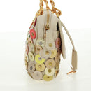 LOUIS VUITTON Fleur Tinkerbell Hand Bag Leather White M95407 LV Auth 157462SM-4