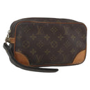 LOUIS VUITTON Monogram Marly Dragonne PM Clutch Bag M51827 LV Auth 157463-1