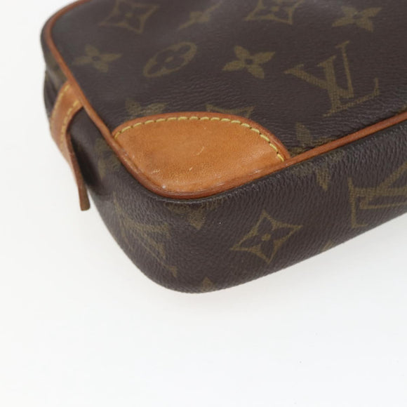 LOUIS VUITTON Monogram Marly Dragonne PM Clutch Bag M51827 LV Auth 157463