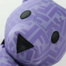 FENDI Zucca Canvas Bear Backpack Nylon Purple Silver Auth 157464SAM-16