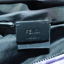 FENDI Zucca Canvas Bear Backpack Nylon Purple Silver Auth 157464SAM-21