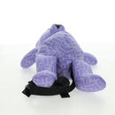 FENDI Zucca Canvas Bear Backpack Nylon Purple Silver Auth 157464SAM-6