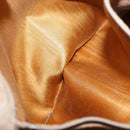 GUCCI GG Plus Supreme Shoulder Bag PVC Beige Gold Auth 157465-23