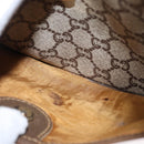 GUCCI GG Plus Supreme Shoulder Bag PVC Beige Gold Auth 157465-24