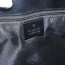 GUCCI GG Canvas Tote Bag Black Silver 31243 Auth 157468-17