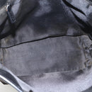 GUCCI GG Canvas Tote Bag Black Silver 31243 Auth 157468-10