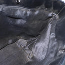 GUCCI GG Canvas Tote Bag Black Silver 31243 Auth 157468-19