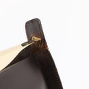 GUCCI Shoulder Bag Leather Gold Metallic brown 001 2058 1920 0 Auth 157469-15