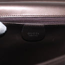 GUCCI Shoulder Bag Leather Gold Metallic brown 001 2058 1920 0 Auth 157469-18