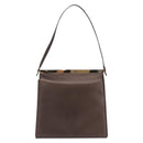 GUCCI Shoulder Bag Leather Gold Metallic brown 001 2058 1920 0 Auth 157469-2